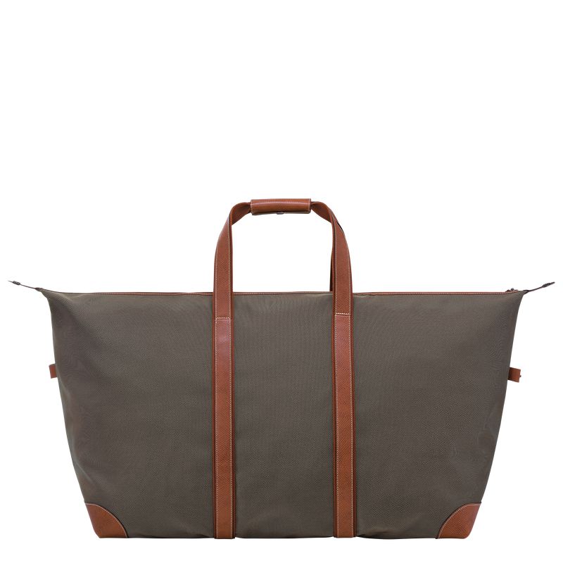 Women Longchamp Boxford Xl Travel Bag Brown | Ireland-876QMYJDV