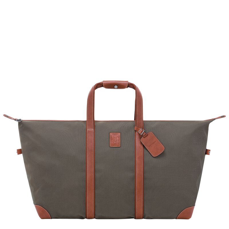 Women Longchamp Boxford Xl Travel Bag Brown | Ireland-876QMYJDV