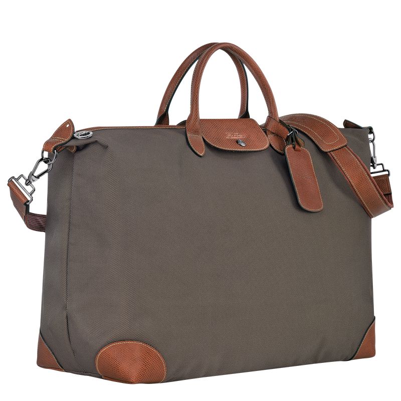 Women Longchamp Boxford Xl Travel Bag Brown | Ireland-183RKDXWS