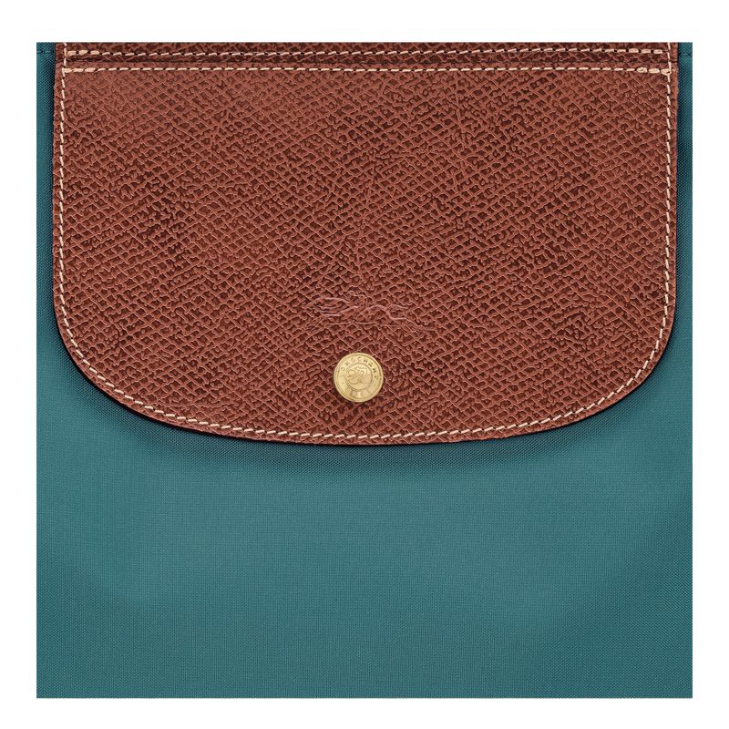 Women Longchamp Cabas L Tote Bag Blue Green | Ireland-190OGLVQZ