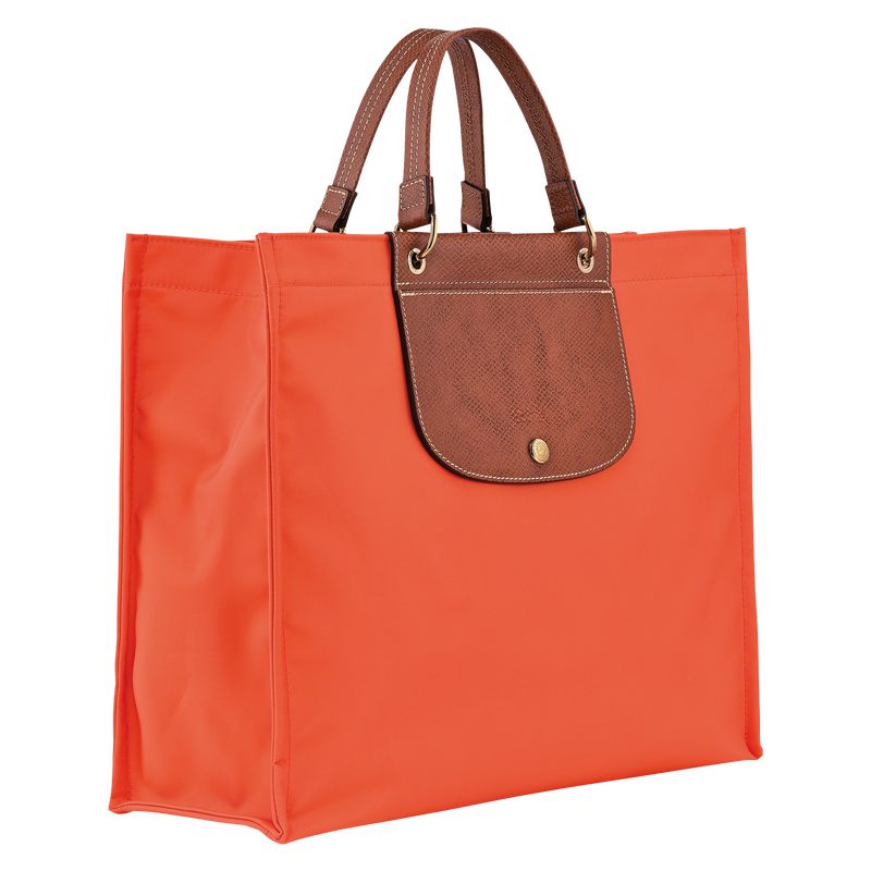 Women Longchamp Cabas L Tote Bag Orange | Ireland-586JEHIGY