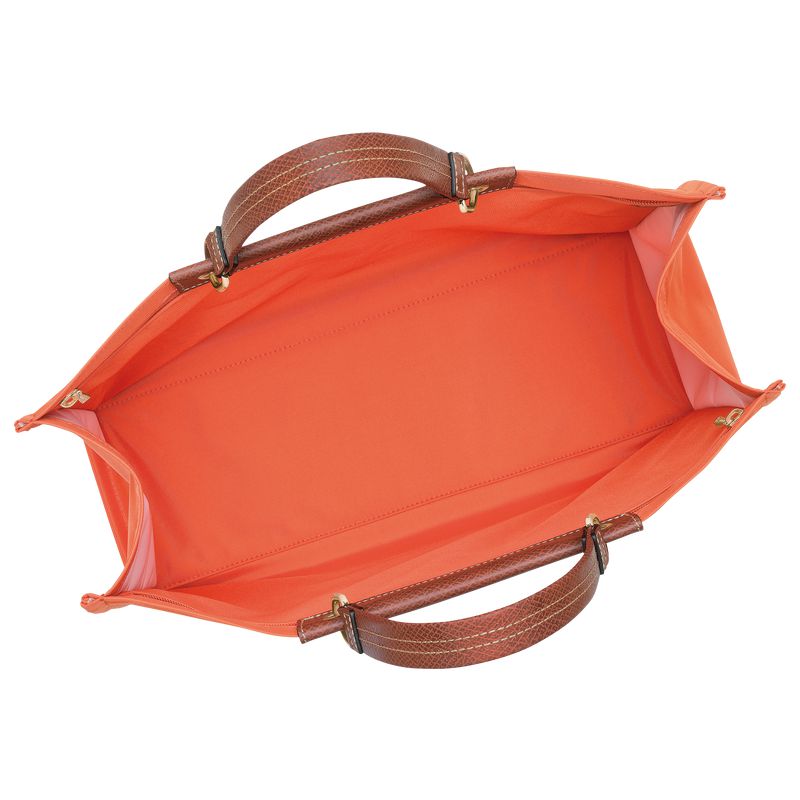 Women Longchamp Cabas L Tote Bag Orange | Ireland-586JEHIGY