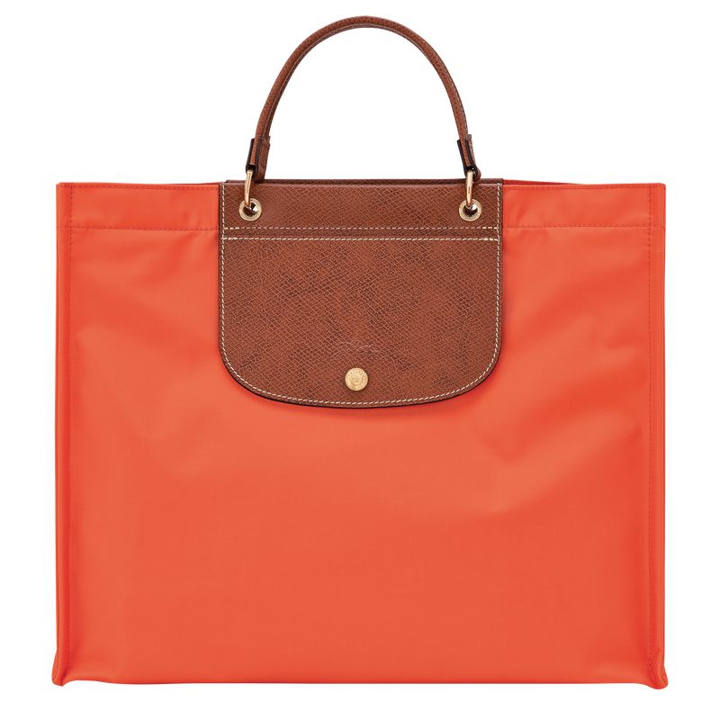 Women Longchamp Cabas L Tote Bag Orange | Ireland-586JEHIGY