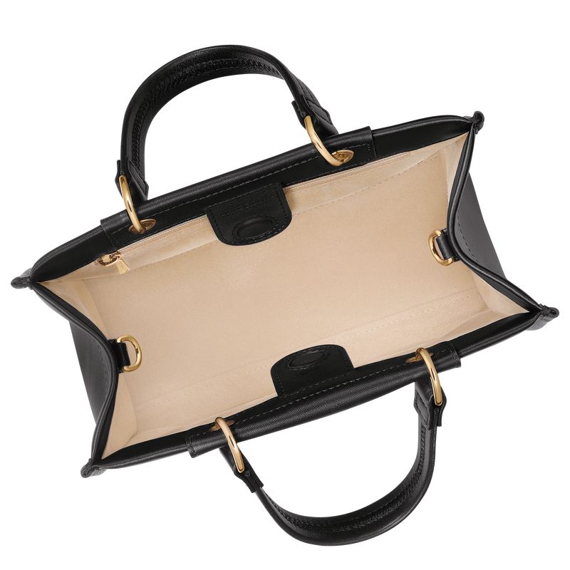 Women Longchamp Cabas S Handbag Black | Ireland-749BIJEZW