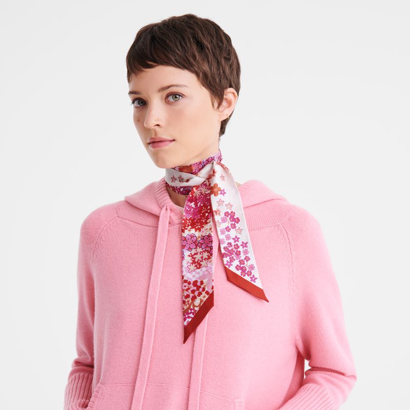 Women Longchamp Collier De Fleurs Headband Pink | Ireland-932DSQLZG