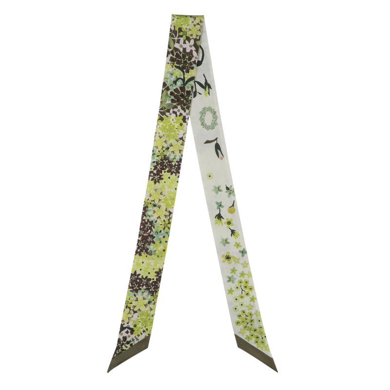 Women Longchamp Collier De Fleurs Headband Olive / Multicolor | Ireland-180THPOIQ