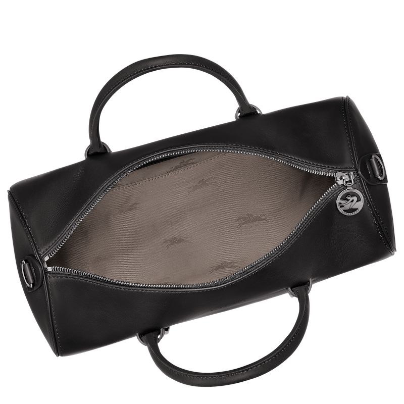 Women Longchamp Daylong L Handbag Black | Ireland-354WCYITU