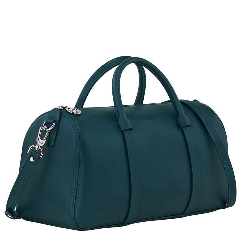 Women Longchamp Daylong L Handbag Blue | Ireland-160NIOXKW