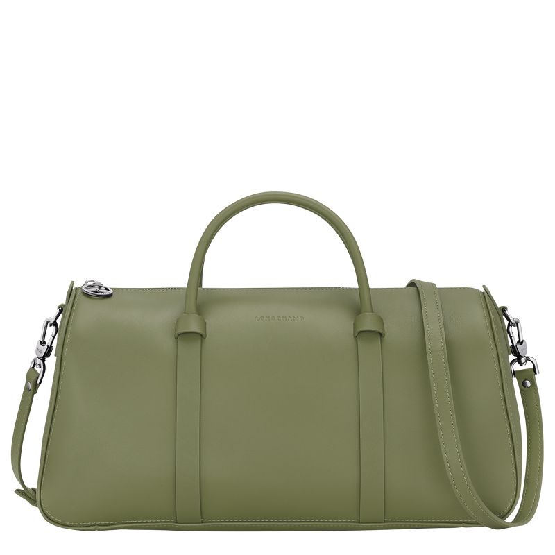 Women Longchamp Daylong L Handbag Green | Ireland-391KIOEDG