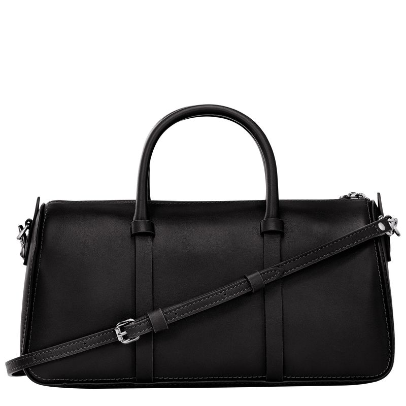 Women Longchamp Daylong M Handbag Black | Ireland-679WZTMFX