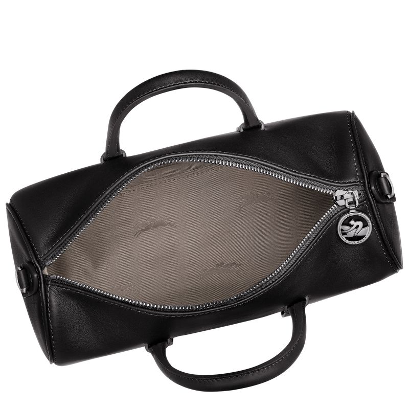 Women Longchamp Daylong M Handbag Black | Ireland-679WZTMFX