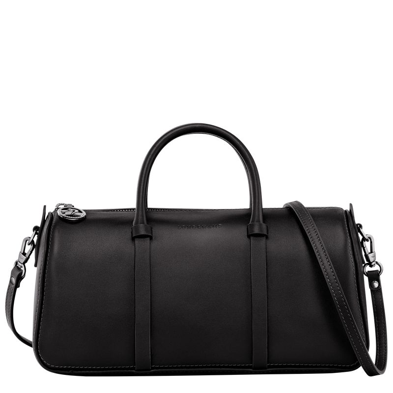 Women Longchamp Daylong M Handbag Black | Ireland-679WZTMFX