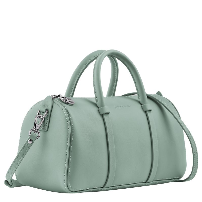 Women Longchamp Daylong M Handbag Blue Green | Ireland-562GVBJCH