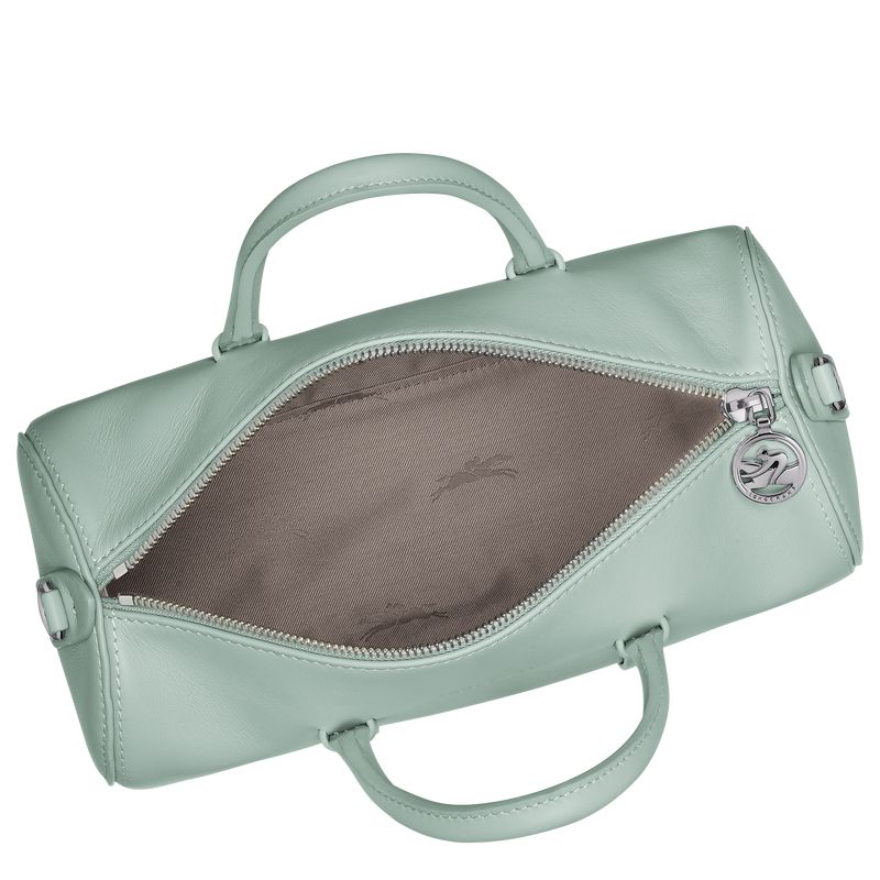 Women Longchamp Daylong M Handbag Blue Green | Ireland-562GVBJCH