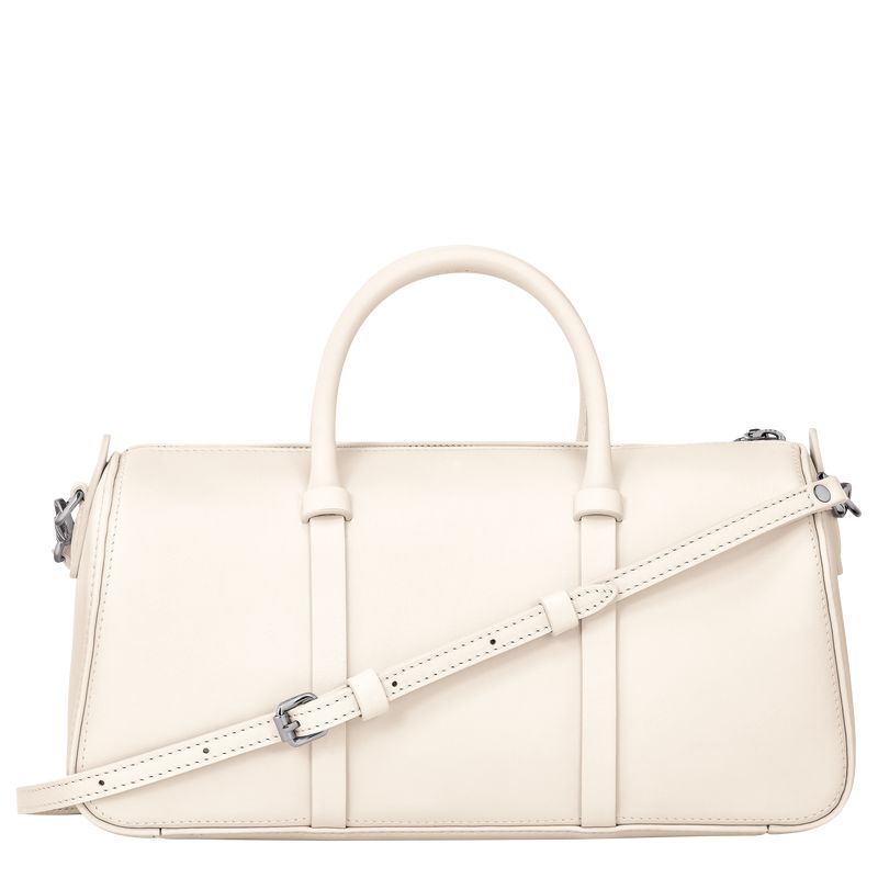 Women Longchamp Daylong M Handbag Cream | Ireland-409GQEZXA