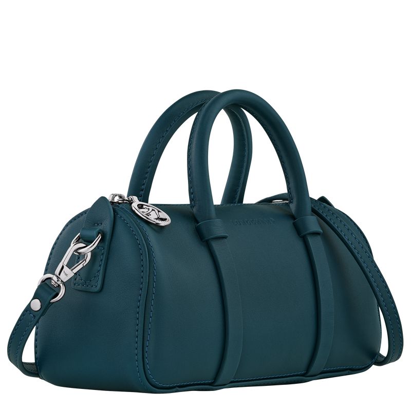 Women Longchamp Daylong S Handbag Blue | Ireland-062KCTZHI