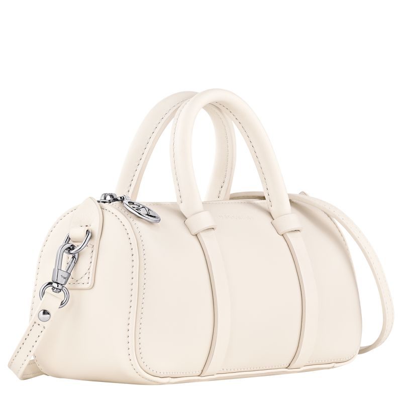 Women Longchamp Daylong S Handbag Cream | Ireland-937HRIYSG