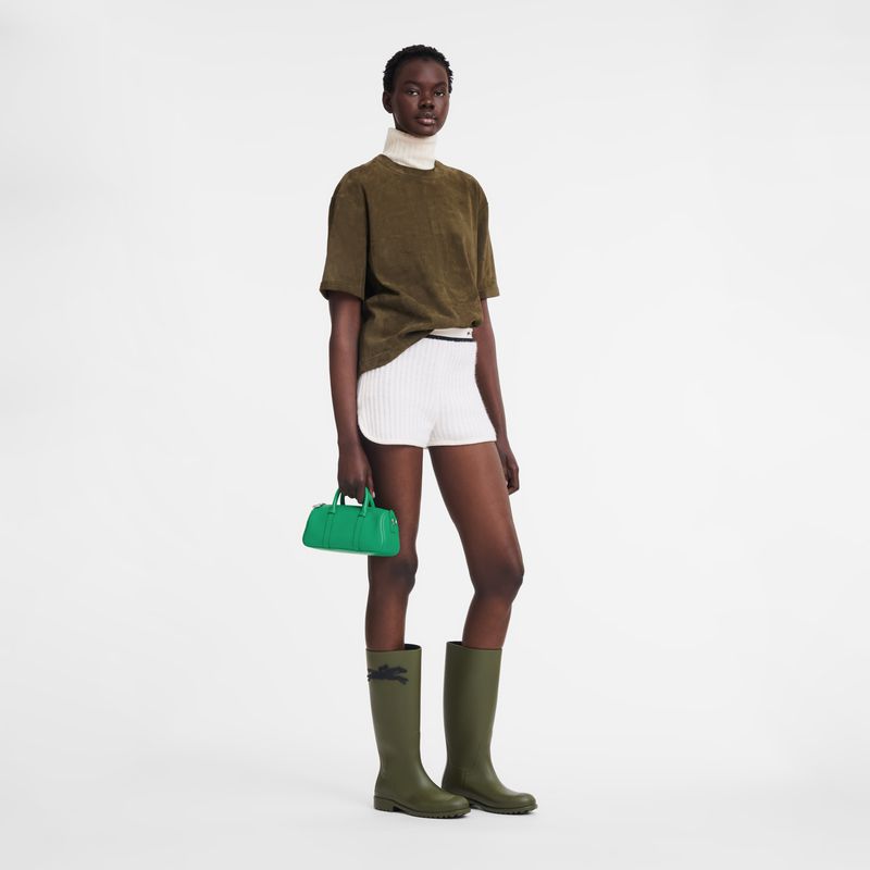 Women Longchamp Daylong S Handbag Green | Ireland-086BXRSKN