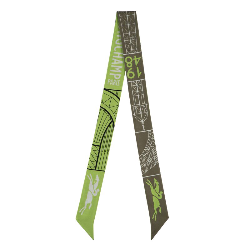 Women Longchamp Eiffel Tower 1948 Headband Olive / Multicolor | Ireland-856DWJQPY