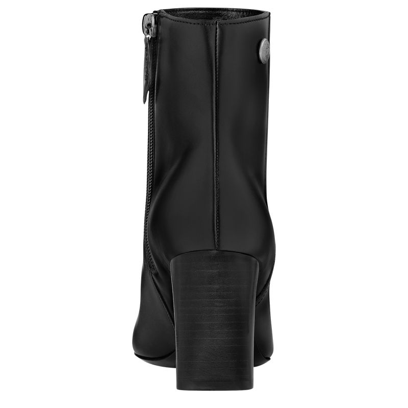 Women Longchamp Epure Low Boots Black | Ireland-967FMBQGC