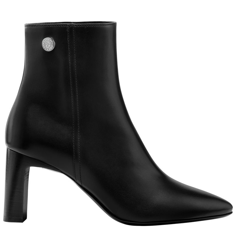 Women Longchamp Epure Low Boots Black | Ireland-967FMBQGC