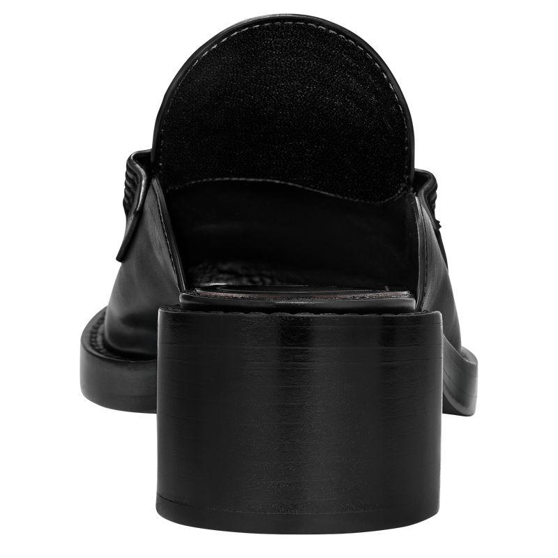 Women Longchamp Epure Timeless Mules Black | Ireland-410LYWEFR