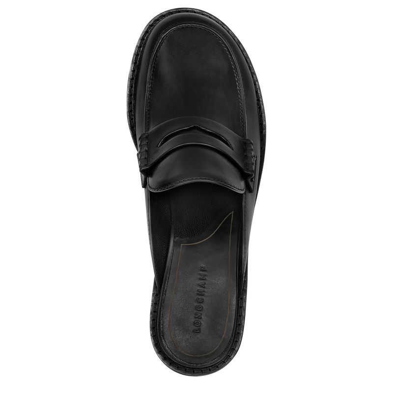 Women Longchamp Epure Timeless Mules Black | Ireland-410LYWEFR