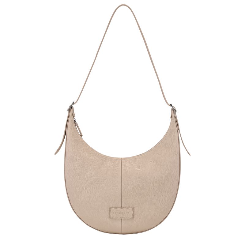 Women Longchamp Essential L Crossbody Bag Beige | Ireland-936HTKCRX