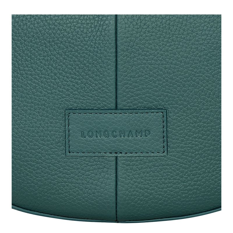 Women Longchamp Essential L Crossbody Bag Blue Green | Ireland-546UKCMNH