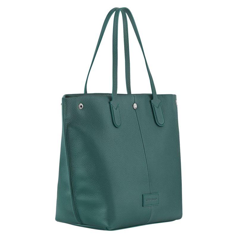 Women Longchamp Essential L Tote Bag Blue Green | Ireland-125XGKOIV