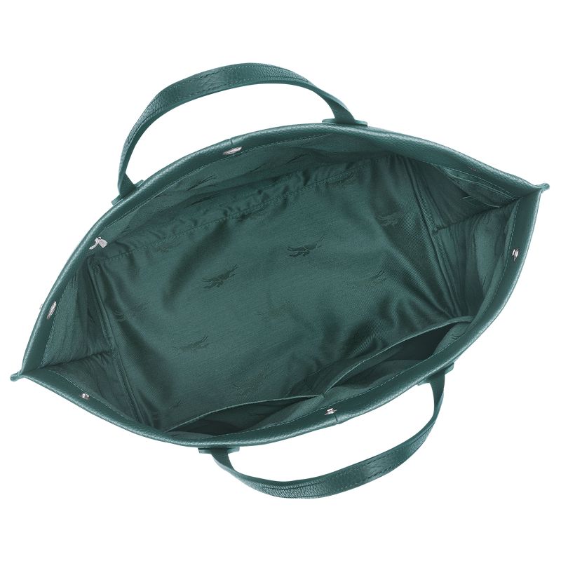 Women Longchamp Essential L Tote Bag Blue Green | Ireland-125XGKOIV