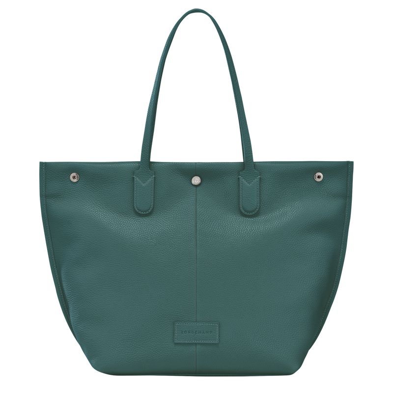 Women Longchamp Essential L Tote Bag Blue Green | Ireland-125XGKOIV