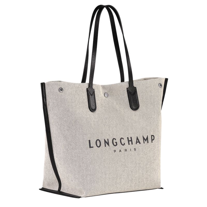 Women Longchamp Essential L Tote Bag Cream | Ireland-691DQYEHP