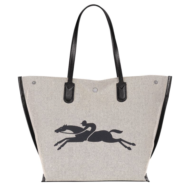 Women Longchamp Essential L Tote Bag Cream | Ireland-691DQYEHP