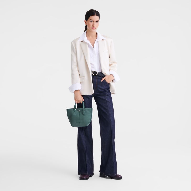 Women Longchamp Essential Xs Handbag Blue Green | Ireland-618TUCJDK