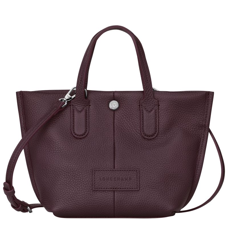 Women Longchamp Essential Xs Handbag Dark Purple | Ireland-561BNTECR