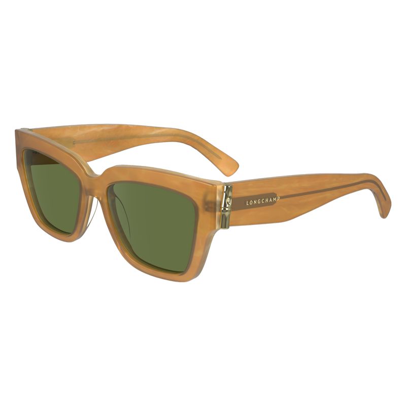 Women Longchamp Fall-winter 2023 Collection Sunglasses Orange | Ireland-137WNIYUZ