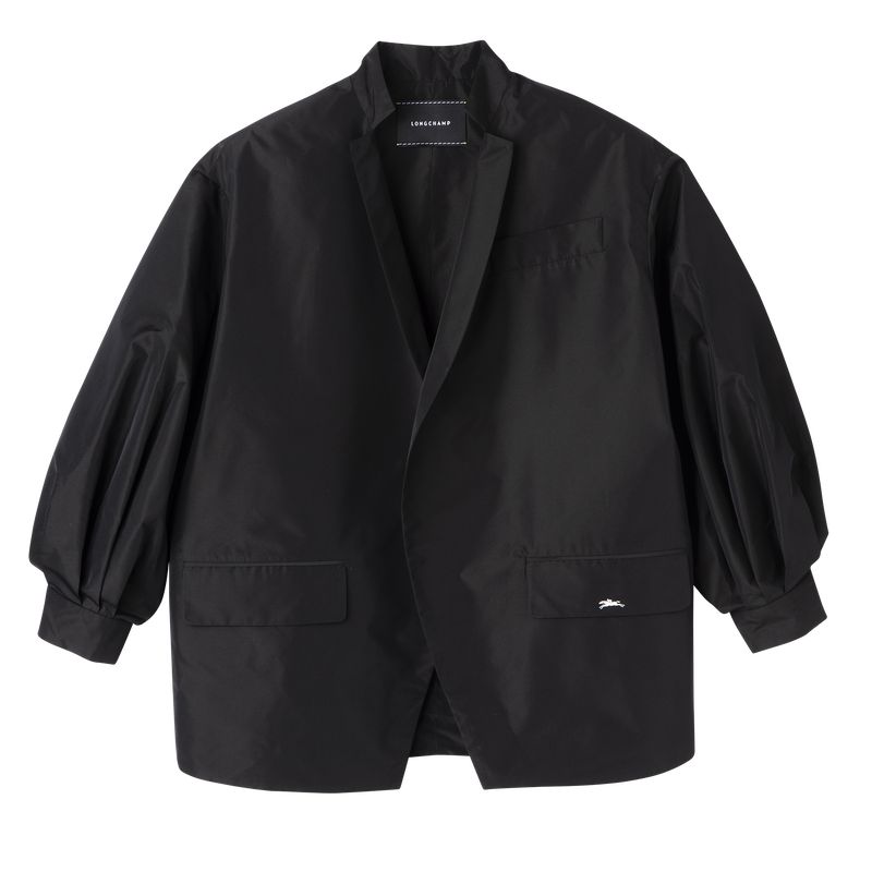 Women Longchamp Kimono Jacket Black | Ireland-943OLCNQI