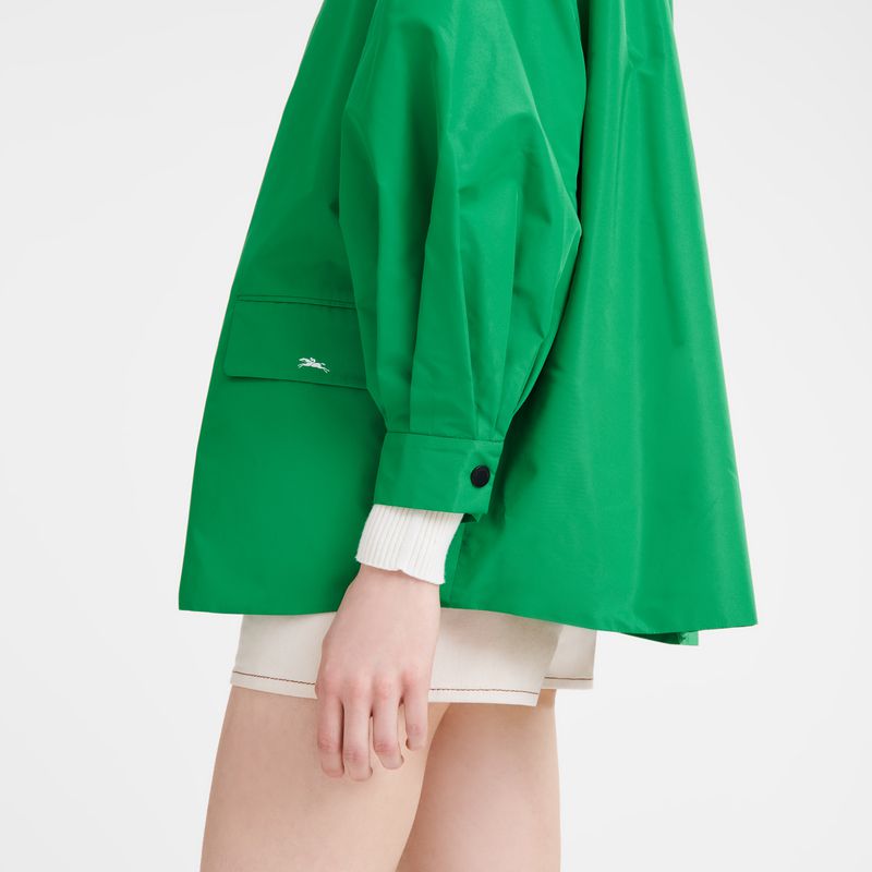 Women Longchamp Kimono Jacket Green | Ireland-176XPMCHI