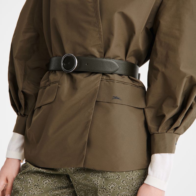 Women Longchamp Kimono Jacket Olive | Ireland-038YJOFGU