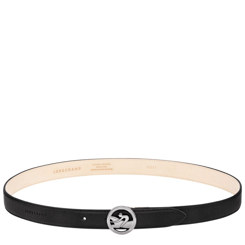 Women Longchamp La Médaille Belt Black | Ireland-238VOJIUQ