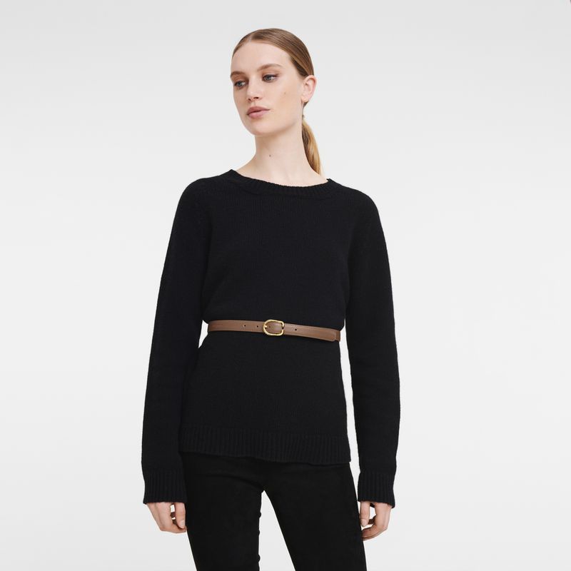 Women Longchamp Le Foulonné Belt Brown | Ireland-328TUNISC