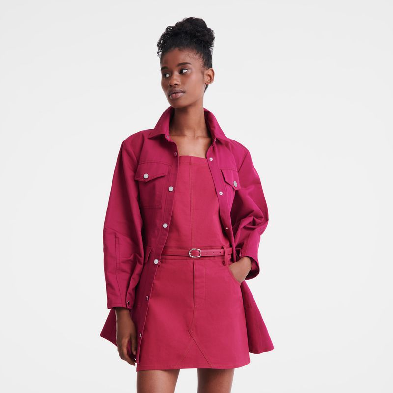 Women Longchamp Le Foulonné Belt Pink | Ireland-085PDEWAL