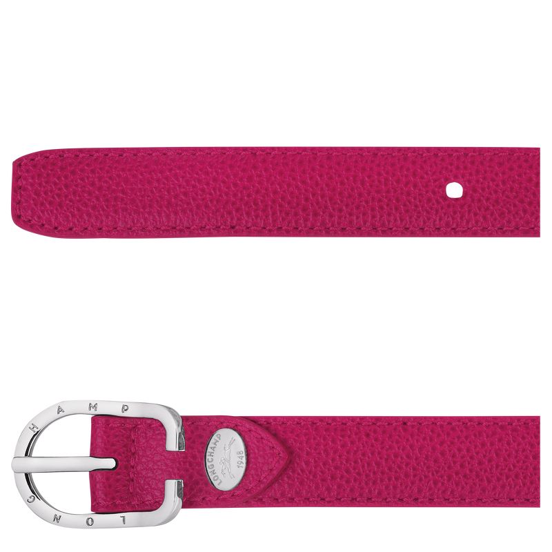 Women Longchamp Le Foulonné Belt Pink | Ireland-085PDEWAL