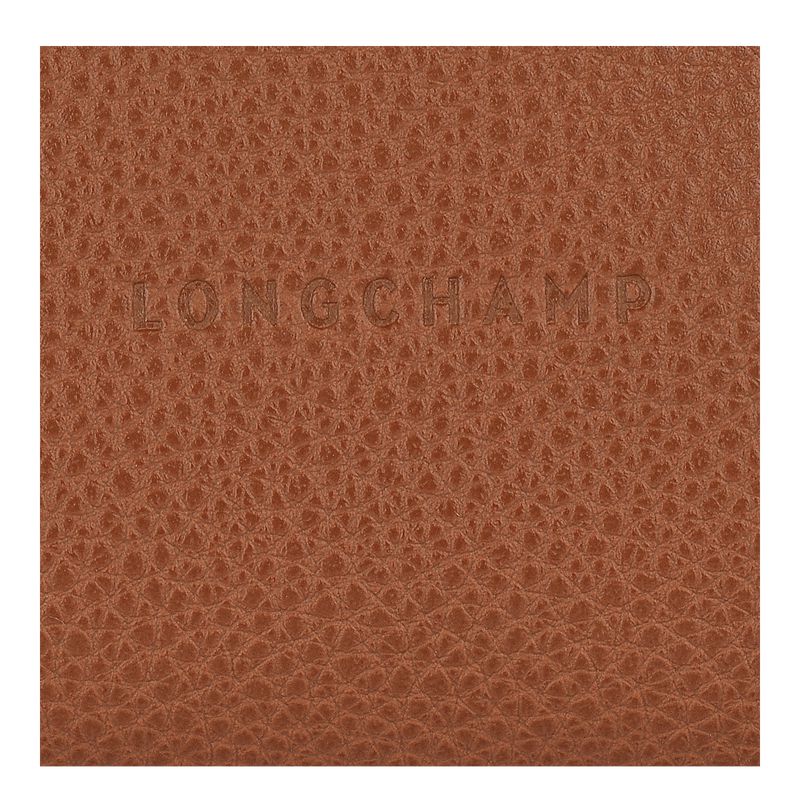 Women Longchamp Le Foulonné Coin Purse Brown | Ireland-463VGNHXT