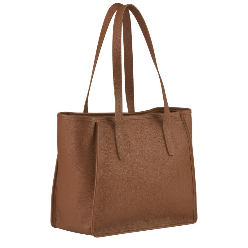 Women Longchamp Le Foulonné L Tote Bag Brown | Ireland-563YEGUDO