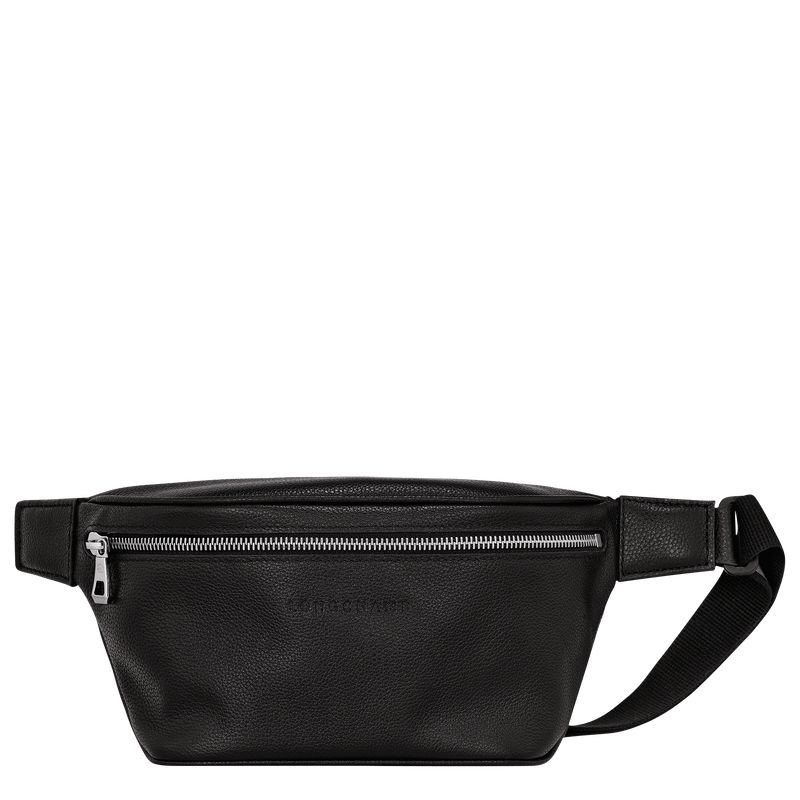 Women Longchamp Le Foulonné M Belt Bag Black | Ireland-257MAJVPK