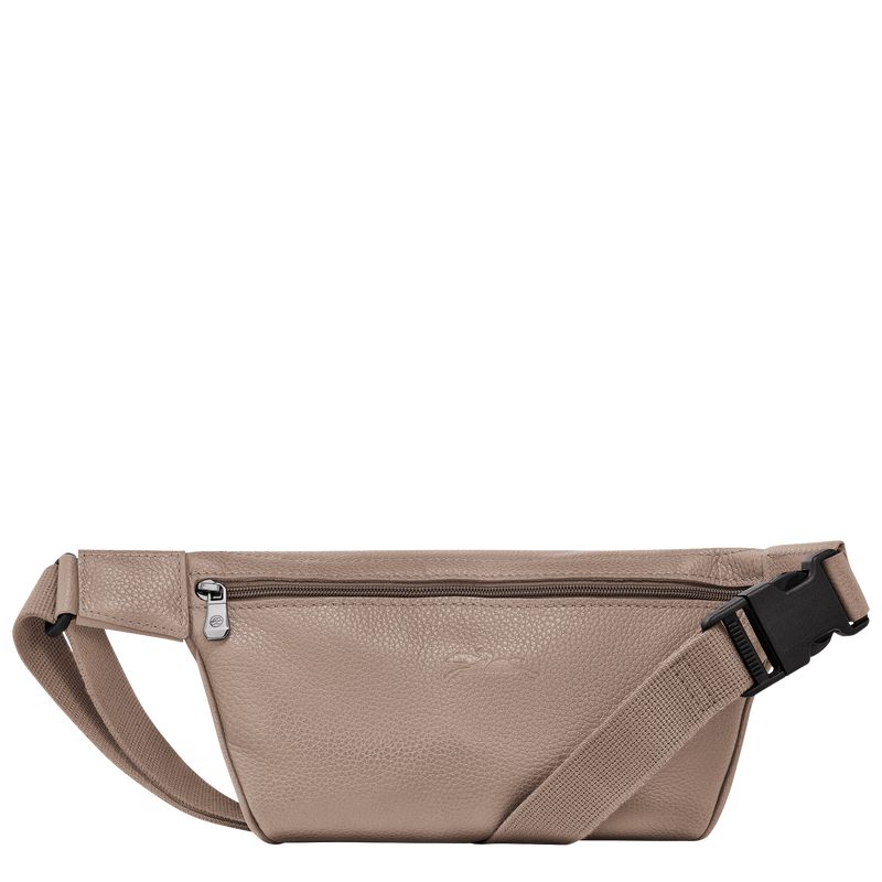 Women Longchamp Le Foulonné M Belt Bag Grey | Ireland-870CUAFYT