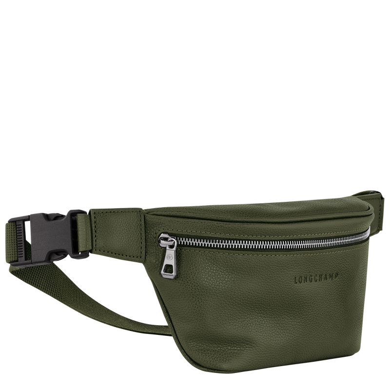 Women Longchamp Le Foulonné M Belt Bag Khaki | Ireland-487BAZROD