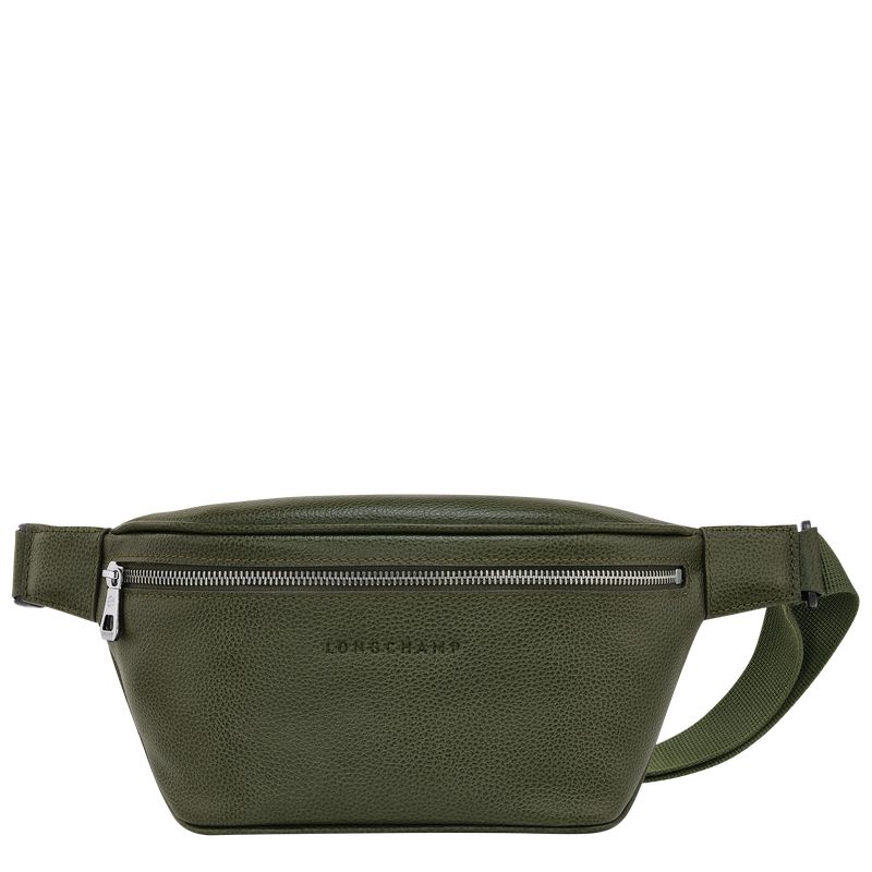 Women Longchamp Le Foulonné M Belt Bag Khaki | Ireland-487BAZROD